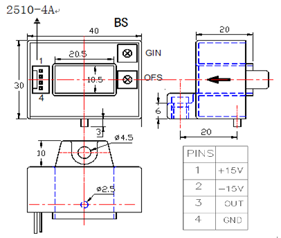 current sensor drawing