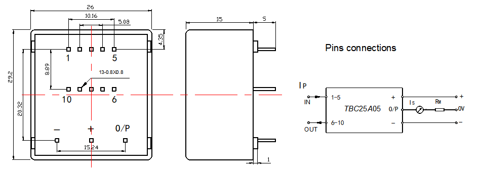 current sensor drawing