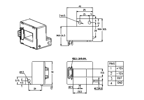 current sensor drawing