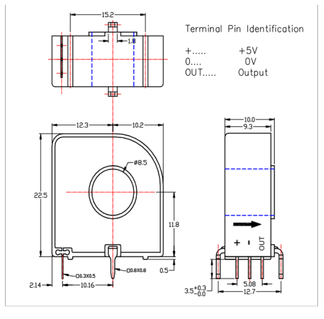 current sensor drawing