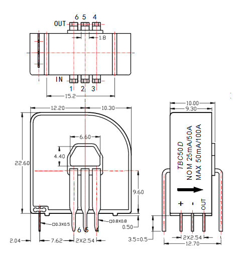 current sensor drawing