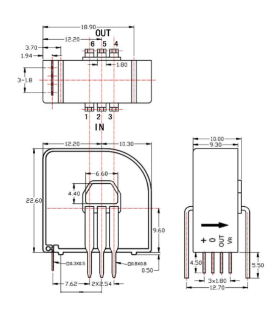 current sensor drawing