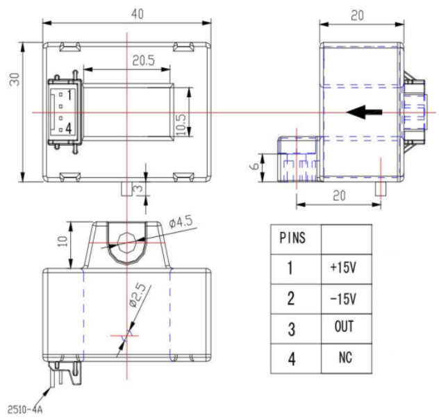 current sensor drawing