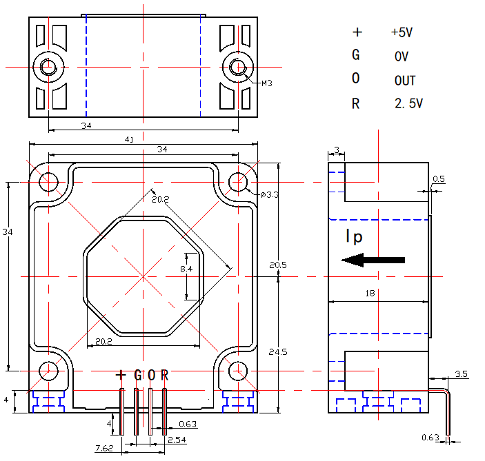 current sensor drawing