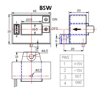 current sensor drawing