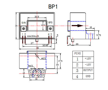 current sensor drawing